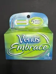 Gillette Venus Embrace Razor Blades Refill Cartridges (Fits Any Venus) - 4 Pack