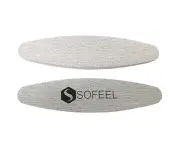 Sofeel AA Zebra Nail File 100/240 Grit White Core Sausage 2.4 x 10.5cm