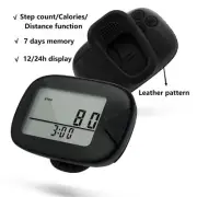 LCD Digital Step Pedometer Walking Calorie Counter New Distance with Belt Clip
