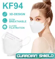 KF94 3D Foldable Mask Disposable Respirator Face Masks 4 Layers Altern to KN95