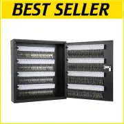 Heavy-Duty Wall Mount Key Storage Box with Combination Lock - 200 Key Capacity