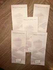 NEW Tastefully Simple NOTEPADS (Set of 5) Consultant Merch