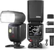 NEEWER Z880-S 2.4G 76Ws TTL Camera Flash Speedlite Compatible with Sony, Upgraded UI, Adjustable Modeling Lamp, TTL/M Quick Switch TCM Key, 1/8000s HSS 7.4V/2600mAh Battery 480 Full Power Flash