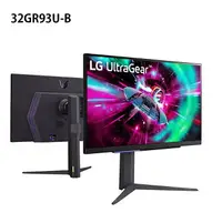 在飛比找樂天市場購物網優惠-【最高現折268】LG 32GR93U-B 31.5吋 電競