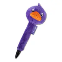 在飛比找Yahoo奇摩購物中心優惠-Yahoo! - 紫色小鴨毛絨頭型原子筆