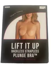 Fashion Forms Women’s Lift It Up Backless Strapless Plunge Bra Nude DD