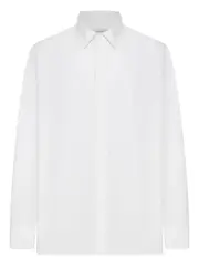 [Saint Laurent Paris] Saint Laurent Paris-Camicia Cassandre In Popeline Di Cotone-Uomo 40