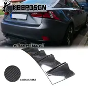 CARBON FIBER Rear Bumper Diffuser Lip Splitter Body Kit Shark Fins for Lexus IS (for: Lexus)