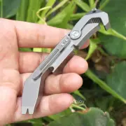 Titanium Crowbar Pry Bar Scalpel Balde Knife Spanner EDC Tool tool Gift