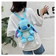 30cm Stitch Plush Backpack Kawaii Plush Messenger Bag Birthday Gift For Kids Girls