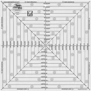 Creative Grids 12 1/2" Square It Up Fussy Cut Sewing Quilting Ruler CGRSQ12