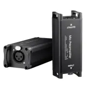 Professional Inline Microphone Booster Preamp Signal Activator for Livestream