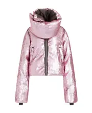 sequin-embellished wool puffer jacket IT38 Multicolor