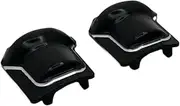 Set of 2 Bridge Axle Covers for 1:10 R1001 RC Models, Black