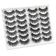 Nevenka 3D Multi-Layer False Eyelashes 14 Pairs Fluffy Cat Eye Lashes-E03
