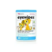 Pet Eyewipes for Dogs & Cats Gentle Eye Area Cleanser - Petkin - 30 Wipes