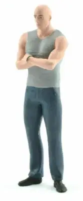 Atlantic Case "Robert" 1/24 Hand Painted Resin Figure - Die-Cast Cars Display