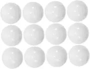 Abaodam 12 Pcs Rolling Ball Track Beads Rotating Beads for Roulette Game Replacement Roulette Pill Roulette Table Roulette Floating Ball Wheel Replace Roulette Beads Balls White Resin