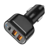 Car Charger 30W Type-C Dual USB Fast Charging Adapter For Apple iPhone Samsung