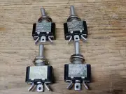 Micro Switch Toggles Qty 4 NOS 1511TS-1 ON-Off-ON SPDT Missing Screws