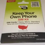 Straight Talk Cdma Nano SIM Card Activation Kit Saves You Money On Phone Bill
