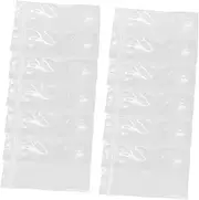Luxshiny 100pcs Resealable Clear Sealing Bags for Items Transparent Storage Pouches for Jewelry and Retail Use Thickness