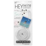 Three By Three HEY! Wire Display White