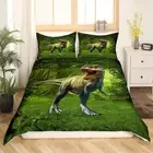 Set Boys Original Trees Comforter Cover Double Size Jurassic Animal Duvet Cover