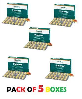 Himalaya Platenza x5 Boxes | Exp 04/2027 | Herbal Platelet Support | Natural Aid