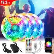 LED Strip TV Back Lights 5050 RGB 5m-15m Bluetooth APP Remote for Bar Room USB