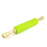 Silicone Rolling Pin for Baking Non-stick Rolling Pin Dough Roller Wooden