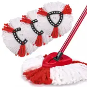 5 Pieces for Vileda Turbo Refill Microfibre Mop Spin Mop Head Replacement Refill
