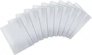 HERMA A4 transparent notebook covers, made of sturdy and easy to clean plastic for school 20242, pack of 10