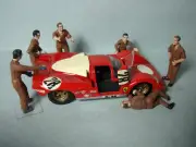 1/43 FIGURES O SCALE RACE CARS MECHANICS SET 100 VROOM NOT PAINTED SPARK