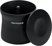 [Normcore] 54mm Magnetic Dosing Cup, Espresso Dosing Cup, Barista Coffee Grinder Dosing Tools Fit 54mm Breville Sage Portafilter Basket, Matte Black Anodized Aluminum