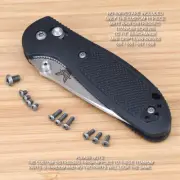 Benchmade 555 556 557 Mini Griptilian 11pc Distressed Matt RAW Titanium Screws
