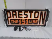 Prestone the 151 line LED Display lighted sign lightbox Wall hanging Light