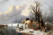 Winter G. Kondratenko people horse Tile Mural Wall Backsplash Art Marble Ceramic