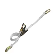 USA 1" x 20' Event & Canop Ratchet Tent Strap with Snap Hook & Double Bar D-Ring