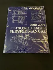 2000-2005 Polaris 120 Pro X /XC SP Factory Service Manual NEW OEM 9919306