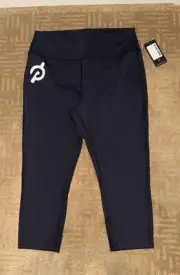Summer 2021 PELOTON Black Essential Capri Workout Leggings NWT! ~ Size XL
