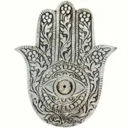 Hamsa Hand Flat Incense Stick/Cone Burner Holder Yoga Meditation Protection