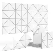 NEW 18Pk Self-Adhesive 12x12x0.4" Acoustic Sound Proof Foam Wall Panels Studio