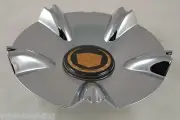 Forte Wheels Chrome Custom Wheel Center Cap Caps (1) # MT24-CAP(V) / MT24-V NEW!