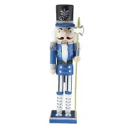 Clever Creations Blue Soldier 15 Inch Traditional Wooden Nutcracker, Festive ...