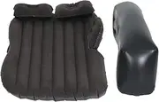Weisshorn SUV Car Air Mattress, 134 x 78cm Inflatable Bed Folding Foldable Mattresses Back Seat, Portable Outdoor Camping Travel Chair with Carry Bag and 2 Pillows Black