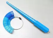 Plastic Ring Sizer Stick & Finger Measuring Gauge 2 Pc Ring Mandrel Tools Set