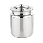 Stainless Steel Ghee Storage Pot With Lid- 1400ml , 1 Pc
