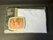 Vtg JCPenney Fashion Manor Double Bed Fitted Sheet 81x98 Non Iron Percale NWT B4