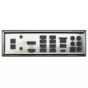 For ASUS MAXIMUS IX HERO Backplane IO I/O Shield